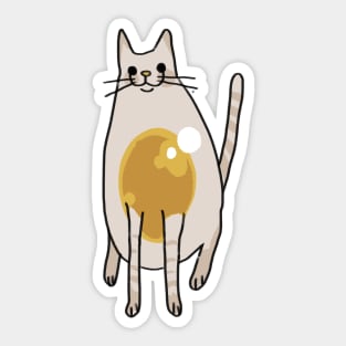 Egg Cat Sticker